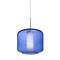 Besa Lighting Niles 10 Cord Pendant, Blue Bubble/Opal, Satin Nickel, 1x60W Incandescent 1JT-NILES10BO-SN - alternate 1